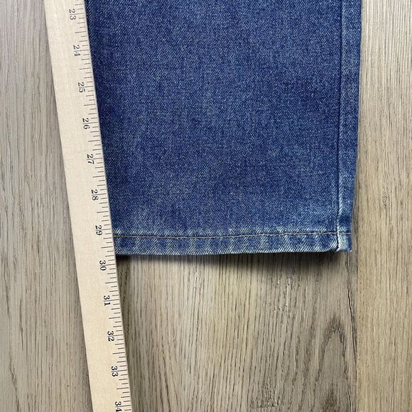 Montgomery Ward Jeans Mens 34x30 Blue Denim Straight Leg Five Pocket Cut 912 - Picture 16 of 16